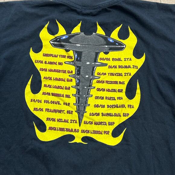 vintage 2001 The Offspring original prankster europe tour Tee T Shirt Medium M - Picture 6 of 6